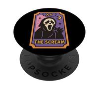 XV Il fantasma di carte dei tarocchi dell'urlo PopSockets PopGrip Adesivo