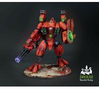 XV104 Riptide Battlesuit TAU warhammer 40K COMMISSIONE pittura