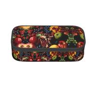 XVBCDFG Astuccio per matite con stampa di frutta fresca, penne artistiche, grande capacità, perfetto per lavoro e viaggio, Come nella foto, Taglia unica, Astuccio