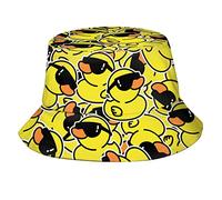 XVBCDFG Fetta di Pizza Secchio Cappello Pescatore Cappello Spiaggia Viaggi Sun Hat Outdoor Cap per Adulti Uomini Donne, Paperella di gomma., Etichettalia unica
