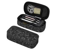 XVBCDFG Grazioso astuccio con panda, grande capacità, con vari scomparti, per cancelleria, portapenne, organizer da scrivania, per scuola, ufficio, casa, Partita #01, Taglia unica, Astuccio