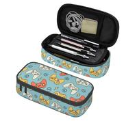 XVBCDFG Grazioso astuccio con panda, grande capacità, con vari scomparti, per cancelleria, portapenne, organizer da scrivania, per scuola, ufficio, casa, Partita #02, Taglia unica, Astuccio