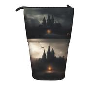 XVBCDFG Halloween Horror 1 astuccio telescopico, portapenne portatile organizer scatola per ufficio trucco cancelleria, Come nella foto, Taglia unica, Astuccio