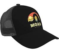 XVBCDFG Moab Utah Vintage Sunset Trucker Hat - Berretto da Baseball in Rete per Uomo o Donna all'aperto