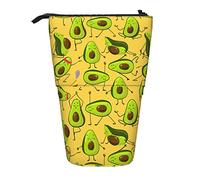 XVBCDFG Portapenne telescopico con avocado che fa esercizio, astuccio telescopico, per cancelleria, ufficio, cosmetici, Come mostrato, Taglia unica, Zaino per la scuola
