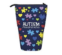 XVBCDFG Portapenne telescopico per la sensibilizzazione sull'autismo, per cancelleria, ufficio, cosmetici, Come mostrato, Taglia unica, Zaino per la scuola