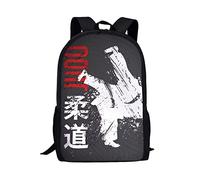 XVBCDFG Zaino per la scuola elementare per bambini ragazzi ragazze stampa zaino scuola scuola scuola come regalo, Judo, Taglia unica
