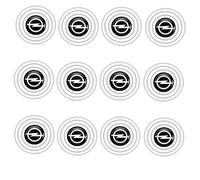XVBFSC 12 Pezzi Paraspigoli Porte Auto per Opel Vauxhall Mokka X 2018-2021, AntiGraffio e Ammortizzante Protezione Ammortizzatore della Portiera Dell'auto,White