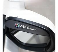 XVBFSC 2 Pezzi Copertura Antipioggia per Specchietto Retrovisore Auto per Alfa Romeo Giulia Stelvio Giulietta 159 147 156 166 GT Tonale, Parapioggia Specchietti Accessori Auto