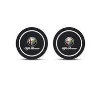 XVBFSC 2 Pezzi Sottobicchieri per Auto per Alfa Romeo Tonale SUV 2022+, Tappetino Portabicchieri Rimovibili Sottobicchieri Accessori Interni Auto,White