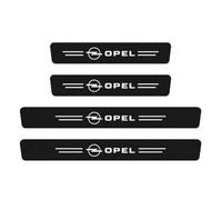 XVBFSC 4 Pezzi Battitacco Adesivi Soglie Porte per Opel Astra J GTC 2011-2018, Fibra di Carbonio Auto Esterno Protezione Porta Soglia Sticker Accessori,C