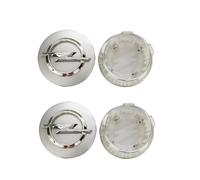 XVBFSC 4 Pezzi Coprimozzo Auto per Opel Astra H 2004-2009, Copricerchi Centrale Coprimozzi Copri Badge Coprimozzo Ruota Centrale,Silver-54mm