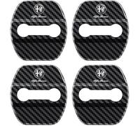 XVBFSC 4 Pezzi Protezione per Serratura Portiera Auto per Alfa Romeo Giulietta (Type 940) 2015-2020, Cuscinetto Protezione Serratura Portiera Auto Accessori,Carbon Fiber