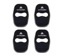 XVBFSC 4 Pezzi Protezione per Serratura Portiera Auto per Citroen C1 II 2015-2022, Cuscinetto Protezione Serratura Portiera Auto Accessori,Bla-CK