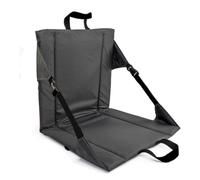 XVDRFSD Cuscino Stadio Stadium Seat Chair Bleacher Cushion | With Padded Back Support Reclining Folding For Women Men(Grey)