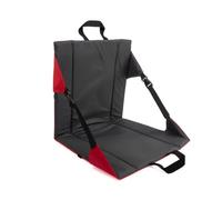 XVDRFSD Cuscino Stadio Stadium Seat Chair Bleacher Cushion | With Padded Back Support Reclining Folding For Women Men(Grey red)