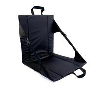 XVDRFSD Cuscino Stadio Stadium Seat Chair Bleacher Cushion | With Padded Back Support Reclining Folding For Women Men(Black)