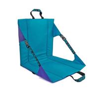 XVDRFSD Cuscino Stadio Stadium Seat Chair Bleacher Cushion | With Padded Back Support Reclining Folding For Women Men(Peacock Blue)