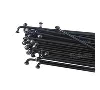 XVDRFSD Raggi Bici 20pcs 12G Electric Bicycle Black Spoke Diameter 2.6mm Steel Spokes 70mm-262mm E Bike Spoke with Nipples Cycling Parts(220mm 20pcs)