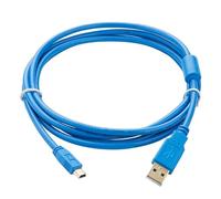 XVFSPWP Cavo di programmazione mini porta USB serie FP0R/FP0H/FP7/FP-XH adatto USB-MT6000/MT8000 (tipo placcato oro blu, 2 m)