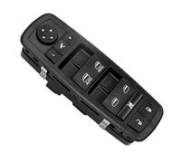 XVGUOYAN Interruttore Controllo Alzacristalli Elettrico Pulsante Black Per Jeep Per Cherokee 2014-2017, Manuale, 1 Via, Plug In, Superficiale