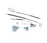 XVGUOYAN Motore Alzacristallo Elettrico 6Q3837461 6Q3837462 Per VW Per POLO 9N Berlina 3 PORTE Kit Di Riparazione Alzacristalli Porta Anteriore Sinistra O Destra(Front Left)