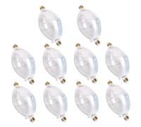 XVHOAB 10Pcs Casting Bubble, Buoyancy Adjustable Water-Fillable Plastic Bubble Float, Easy to Use Clear Water Bobbers for FishingCasting