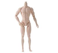 XVHOAB Action Figura in Scala 1/6, 6 Figura Muscolare Maschile Mobile multinieta per la Raccolta del Display, Beige