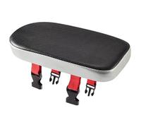 XVHOAB Bike Seat Cushion, PU Leather Waterproof Soft Thickened Rear Bike Seat, Ergonomic Black Pad for Adults KidsBike Cushion