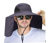 XVHOAB Cappello da Pesca Unisex Impermeabile Cappello da Secchio a bordovaggio Secco rapido Protezione UV UPF50+ Sole con lembo del Collo ..