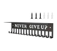 XVHOAB Medal Hanger Display, Non-Slip Heavy Duty Trophy And Medal Display Shelf with 12 inch Length Shelves for Gymanstics, Race, Soccer, SwimMedal Hanger