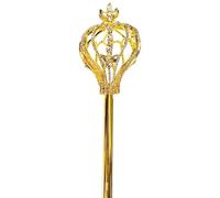 XVHOAB Sceptro, Rinstine da 20 Pollici Scepter Wand Handhelds Princess Wand Cosplay Accessori Scepter Props for Beauty Contest Contest Christmas Wedding