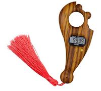 XVHOAB Tasbeeh Counter Buddha Perline tasbih Contatore con Display Digitale LCD e diga di Tallone per Le Dita delle tappe per Preghiera buddiste