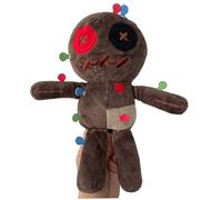XVHOAB Voodoo Dolls Polyester Cotton Scary Doll with Uneasy Printings Creepy Revenge Negtive Horror Prank Toys for Coworker, Office, Breakup, DivorceVoodoo Dolls