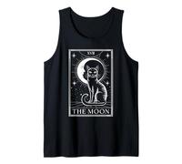 XVII The Moon Carta Tarocchi Gatto Luna Mistico Astrologia Canotta