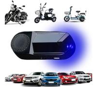 Xvilmaun Allarme Fittizio a Energia Solare per Auto e Moto - LED Lampeggiante | Antifurto di Sicurezza Universale Con Ricarica USB