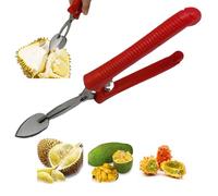 Xvilmaun Attrezzo Per Aprire Il Durian | Pinza Sguscia Acciaio Inox Per Frutta | Sbuccia Anti Scivolo Per Casa Campeggio Cucina