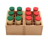 Xvilmaun Cilindri Dei Suoni Giocattoli - Educativo Interattivo In Legno | Bottiglie Sonore con Materiale Sensoriale Auditivo,Per Bambine E Bambini In Età Prescolare Compleanno Natale Casa