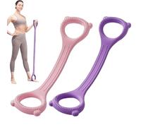 Xvilmaun Fasce elastiche per esercizi sulle spalle, per esercizi | fascia da allenamento a 8 forme - 2 fasce elastiche per allenamento della parte superiore del corpo - 2 fasce elastiche per