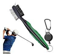 Xvilmaun Spazzola E Pulitore Per La Pulizia Dei Solchi Da Golf,Spazzola Da Pulizia Golf Ergonomica Con Cavo Retrattile | Sportivi per Manutenzione Pratica Viaggio Lezione Uso Esterno e Interno Vacanza