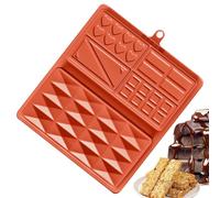Xvilmaun Stampo Per Barrette Di Cioccolato | In Silicone Per La Realizzazione Di Cioccolato | Stampo Per Dolci | Utensili Per Cottura Per Pasticceria Casa Fattoria Caffè Ristorante Panificio Hotel