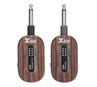 Xvive - A58-ROSEWOOD Sistema Wireless Digitale per Chitarra Elettrica Acustica e Basso, Fino a 5 Ore di Autonomia, Custodia e Doppio Cavo USB Inclusi, Jack Snodati - palissandro