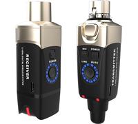 XVIVE U3 - Sistema Microfono Wireless Ricaricabile con Trasmettitore/Ricevitore, Trasmissione in Banda 2,4Ghz - 5 Ore di Autonomia, Compatibile con Mixer Audio, Microfono Dinamico e Casse Acustiche