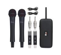 Xvive - M5D - Sistema doppio microfono wireless Handheld a capsule intercambiabili