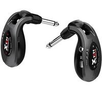 XVIVE U2 GR RADIOMIROFONO TRASMETTITORE-RICEVITORE SISTEMA RADIO WIRELESS DIGITALE 2.4GHZ DUAL USB RICARICABILE 5 ORE SIGNATURE THOMAS BLUG JACK REGOLABILE CHITARRA BASSO AMPLIFICATORE PEDALIERA GREY