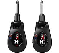 Xvive U2 Guitar Wireless System Ricaricabile 2.4GHz Digital Guitar Wireless Transmitter e ricevitore per chitarra elettrica basso violino tastiera (nero)