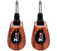 Xvive U2 Guitar Wireless System Ricaricabile 2.4GHz Digital Guitar Wireless Transmitter e ricevitore per chitarra elettrica basso violino tastiera (legno)