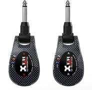Xvive U2 Guitar Wireless System Ricaricabile 2.4GHz Digital Guitar Wireless Transmitter e ricevitore per chitarra elettrica basso violino tastiera (carbonio)