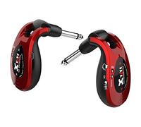 XVIVE U2 - Sistema Wireless Digitale per Chitarra Elettrica Acustica e Basso, Trasmissione in Banda 2,4Ghz, Range di 20m - Fino a 5 Ore di Autonomia, Doppio Cavo USB per Ricarica Incluso, Jack Snodati