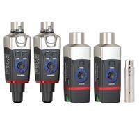Xvive U35D - Sistema Audio Wireless con Doppio Trasmettitore XLR per Microfoni Dinamici e Monitor Attivi (5.8GHz)
